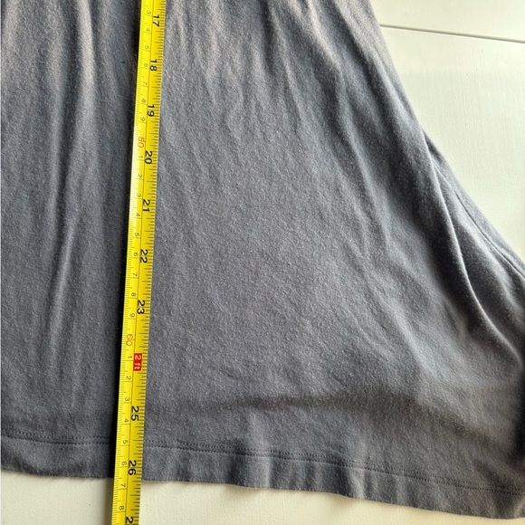 Women XS Lace Trim Cami Babydoll Tank Top Coquette Racerback Long Blue - Picture 5 of 7